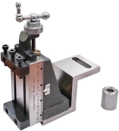 Mini Vertical Milling Slide Mounted on Z Type Angle Plate -Direct Fit for Mini Lathe Machine (With Clamp)
