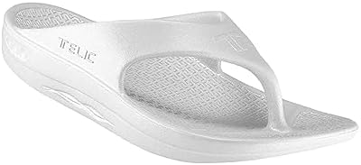 Telic Unisex Adult Energy Flip Flop Arch Support Cushioned Sandals