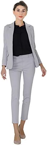 Marycrafts Women’s Two Piece Suits – Business Blazer Pant Suit Set, Professional Work Outfit for Office