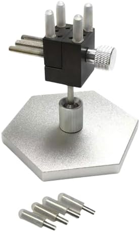 Mini Vise DIY Modeling Crafts Tool Workbench Table Vice Clamp for Scale Model Building Paint Electronic Jewelry- With Hexagon Base