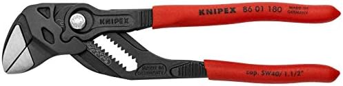 KNIPEX Tools Pliers Wrench (8601180) 7 1/4-Inch and Cobra Water Pump Pliers (8701125) 5-Inch Bundle