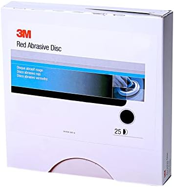 3M Hookit Red Abrasive Disc, 01219, 6 in, P320