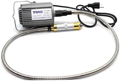 TEMO Polishing Rotary Grinder w Foot Pedal and Flexible Shaft, 5/32" chuck