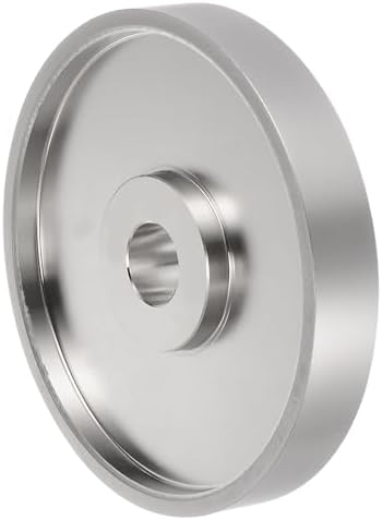 HARFINGTON Diamond Lapidary Wheel 6 Inch x 1 Inch Arbor Hole Grit: 1800 Grinding Wheels for Stone, Marble, Glass, Ceramics, Crystal, Carbide, Steel