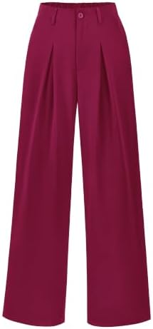 BTFBM Fall High Waisted Business Casual Palazzo Pants for Women Dressy 2026