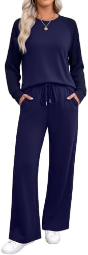 WIHOLL Lounge Sets for Women 2 Piece Fall Outfits 2026 Fashion S-2XL