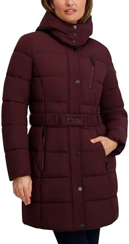 Nautica Women's Heavyweight Stretch Puffer Jacket