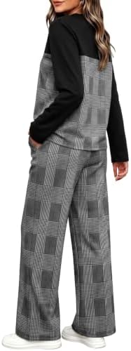 WIHOLL Two Piece Sets for Women Fall Outfits Casual Matching Lounge Sets
