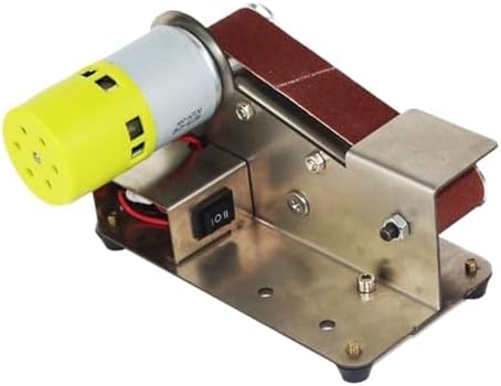 Micro Electric Sharpening Machine Mini Belt Sander DIY Polishing Grinding Adjustable Speed Polisher Machine High Performance