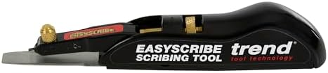 Trend EasyScribe Scribing Tool, Accurate Scribing Solution for Carpenters, Joiners, Tilers, Kitchen & Shop Fitters, E/SCRIBE, Black