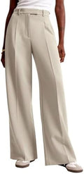NIMIN Women Wide Leg Work Pants High Waisted Dress Trousers with Pockets