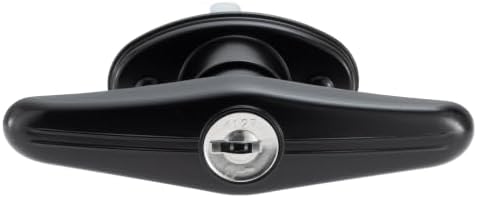 RecPro Truck Cap Lock T-311 Topper Window T Handle for LEER A.R.E. Bauer K127 Key | Tonneau Cap Cover Lock T-311 T-Handle for LEER Century Bauer K127 Cylinder Key (5 Pack)