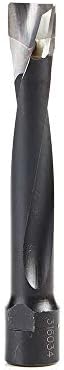 Amana Tool 316034 Carbide Tipped 2 Flute RH Rotation 12mm D x 70mm CH x M8x1 Thread for Domino Joining Machine for Festool