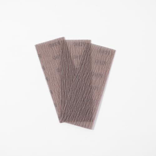 50pcs 2-3/4 x 8 in Mesh Abrasive Sanding Discs Grit 80 120 180 320 400 Assortment,70 x 198mm Hook & Loop Anti-Blocking Net Sandpaper