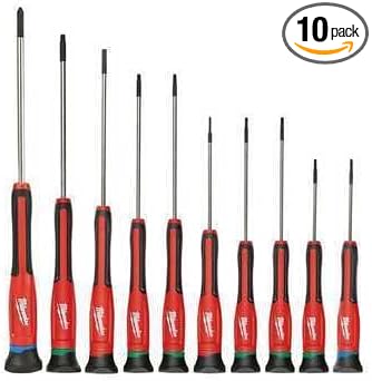 for Milwaukee Tool 48-22-2612 10 Pc. Precision Screwdriver Set