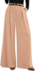 PRETTYGARDEN Womens Wide Leg Dress Pants Flowy Trousers