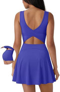SUUKSESS Tennis Dress with Shorts Underneath Easy Peasy Athletic Dresses