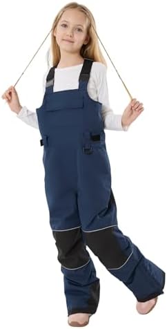GSOU SNOW Kids Snow Bibs Boys Girls Ski Snowboard Pants (3-16Years)