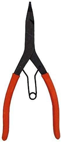 Wilde Tool G407.B Straight Tip Lock Ring Pliers, 9 inch with Black Oxide Finish