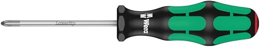WERA 05105650001 334/6 Rack Screwdriver Set Kraftform Plus Lasertip and Rack, 6 Pieces