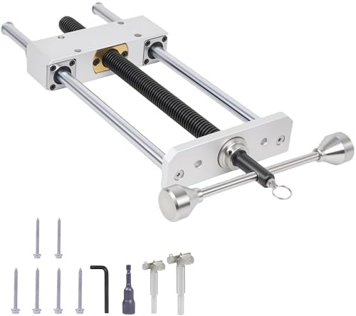 11-Inch Front-Mounted Woodworking Vise, CNC-Machined Precision Bench Vise for Woodworking Workbenches