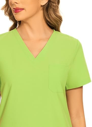 COZYFIT Scrubs for Women Set - Stretch V-Neck & Jogger Pant with 9 Pockets