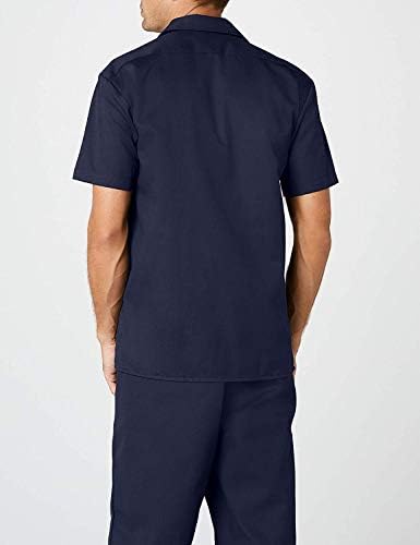 Dickies Men’s Short Sleeve Work Shirt – Durable Twill Button Down Shirts for Men, Lightweight Uniform for Daily Wear