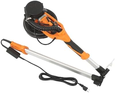 850W Variable Speed Drywall Sander, 110V Electric Ceiling Wall Sander 1300-2800RPM Power Sander Drywall for Decoration Companies and Property Management (Orange)