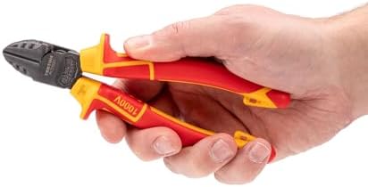 TEKTON 7 Inch Insulated Diagonal Cutting Pliers | PVC00007