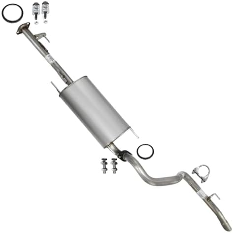 Exhaust Muffler, Tailpipe System Kit Compatible with Toyota 4Runner 2010-2023 4.0L | Stainless Steel | Northeastern Exhaust | Includes Gaskets, Clamp and Bolt Kit | Direct-Fit Replacement