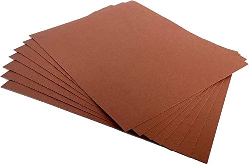 STARCKE 9" x 11" Premium General Purpose Aluminum Oxide Sandpaper Sheets for Wood, Metal, Automotive and Paint (50 Pack, 60 Grit)
