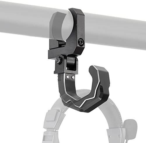 KEMIMOTO Aluminum UTV Hanger Headset Helmet Hook Fits 1.6"-2" Roll Bar