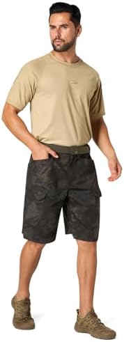 Mens Work Shorts Cargo Tactical Outdoor Wear Resistant Hiking Tool Shorts