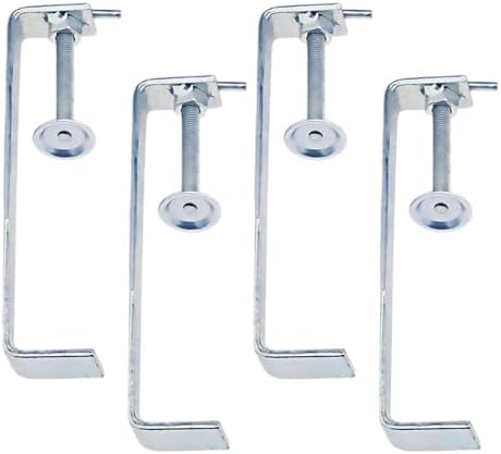 4 Pieces Brick Clamps Holder,Galvanized Steel,Workholding Devices, Steel Plate Clamp Brick Clamping Clips,for Carpenters, length 20cm