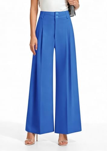 PRETTYGARDEN Women's High Waisted Wide Leg Dress Pants