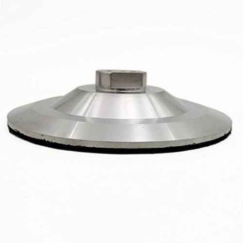 SHDIATOOL 5 Inch Aluminum Backer Pad 5/8-11 Thread for Diamond Pads 2PCS