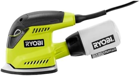 Ryobi ZRCFS1503GK 1.2 Amp Corner Cat Finish Sander (Green) Factory (Renewed)
