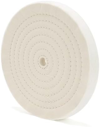 SCOTTCHEN 10 inch Buffing Polishing Wheel Extra Thick Fine Cotton (70 Ply) for Bench Grinder with 3/4” Arbor Hole-1 Pack