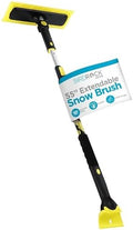 BIRDROCK HOME Snow Brush and Ice Scraper for Car Windshield, Yellow, 55”