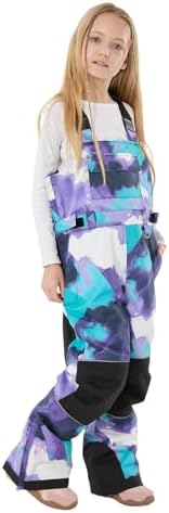 GSOU SNOW Kids Snow Bibs Boys Girls Ski Snowboard Pants (3-16Years)