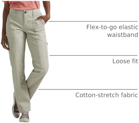 Lee Women's Ultra Lux Comfort with Flex-to-go Utility Pant