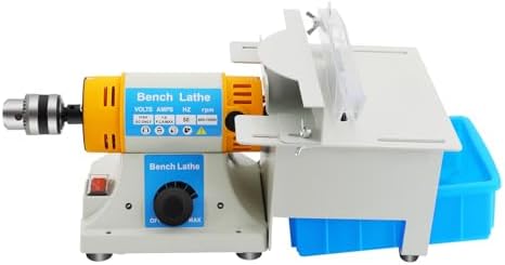 Precision Electric Multi-Function Table SAW - 10-in-1 Industrial Workbench for DIY Engraving, Polishing, Milling & Drilling Compact Versatile, Great Gift Men, White, 7.87*5.91*5.91inch