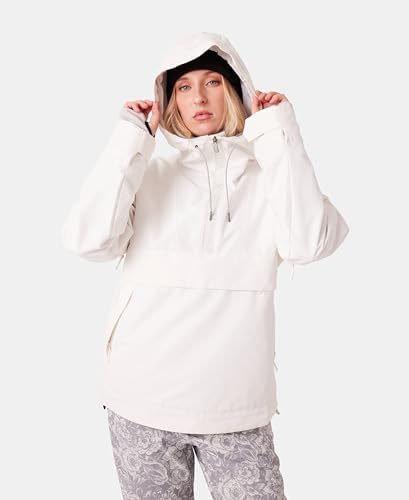 Roxy Women's Shelter Snowboard Jacket – 10k Waterproof Insulated Ski Jacket, Pfas-free, Hydrosmart Collar