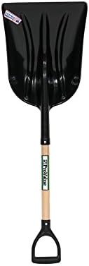 Seymour 49050 S300 DuraLite Series #12 Poly Grain/Snow Scoop, 14.25" x 17.75" Head, 29" Hardwood Handle, Poly D-Grip