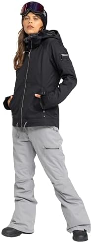 Roxy Women's Nadia Ski Pant – 10K Waterproof, Insulated, PFAS-Free, Adjustable Waist & Snow Gaiters