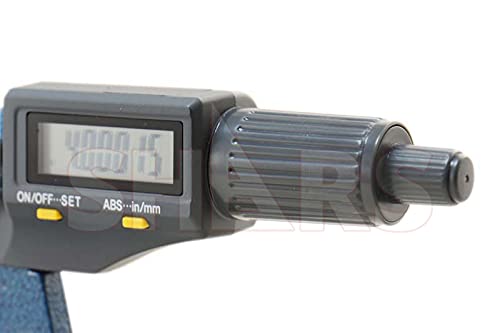 Shars 4-5"/100-125mm Solid Metal Frame Electronic Outside Micrometer 303-2468 P]