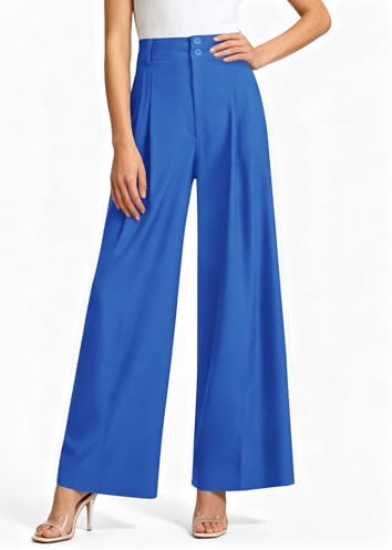 PRETTYGARDEN Women's High Waisted Wide Leg Dress Pants