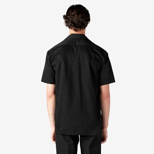 Dickies Men’s Short Sleeve Work Shirt – Durable Twill Button Down Shirts for Men, Lightweight Uniform for Daily Wear