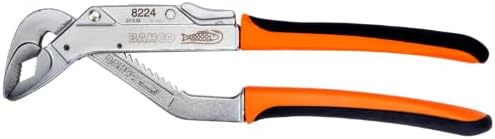 Bahco 8225CIP BH8225CIP Ergo Slip Joint Pliers, Black/Orange/Silver, 315 mm