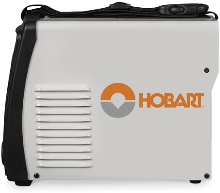 Hobart Stickmate 160 Portable Stick Welder Package 120/240V - Lightweight Welding Machine - DC Stick Welders with Digital Display - Dual Power Arc Welder Machine (500585)
